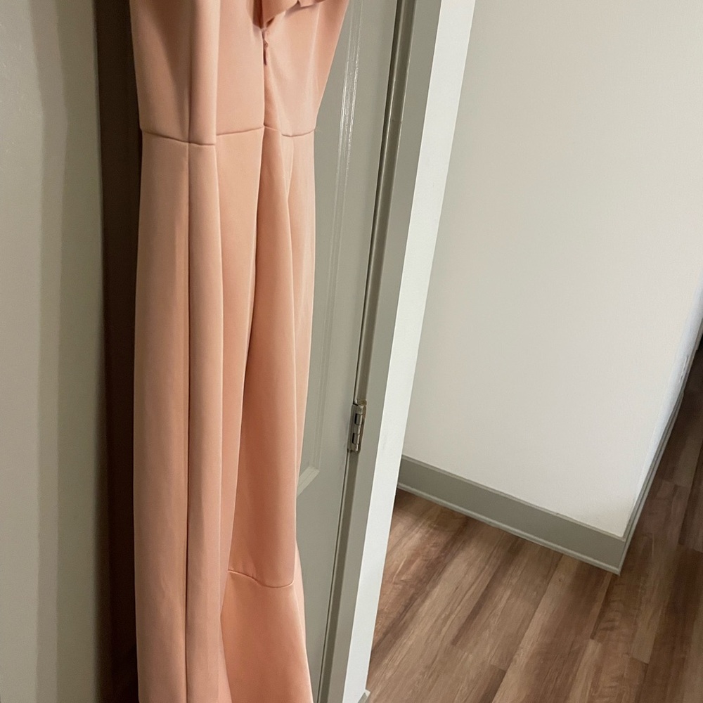 VENUS Peach Ruffle High-Low Dress - Picture 3 of 3